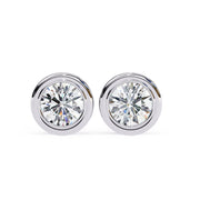 Bezel Stud Earring STCL1329
